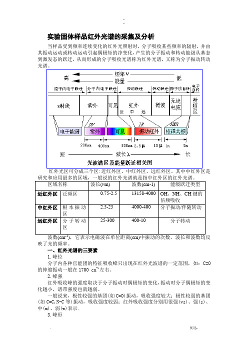 红外光谱实验讲义-新