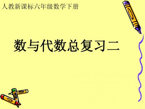 (人教新课标)六年级数学课件 数与代数总复习二