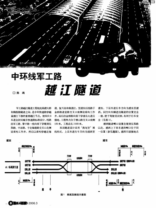 中环线军工路越江隧道