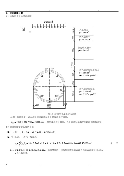 内力图-地铁盾构计算书