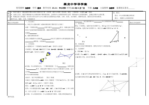 23.2.1  中心对称