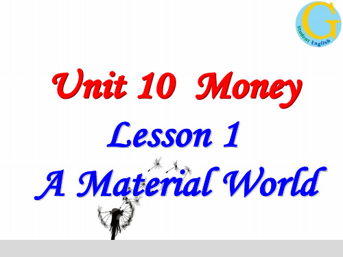 北师大课标版高中英语必修4Unit 10Lesson 1(共30张PPT)