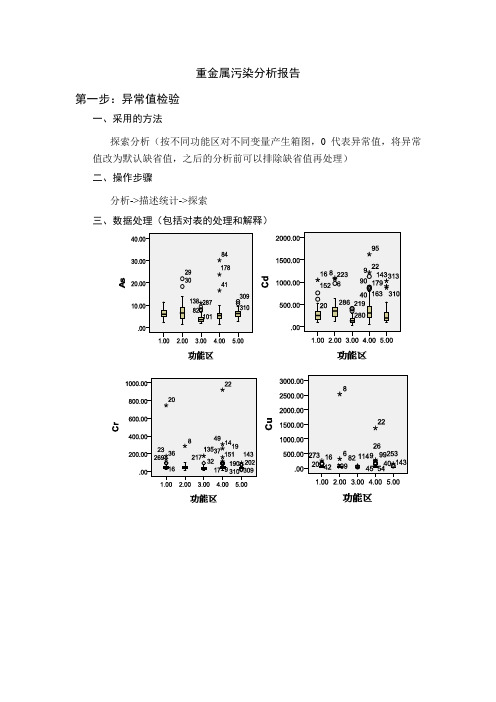 SPSS分类汇总