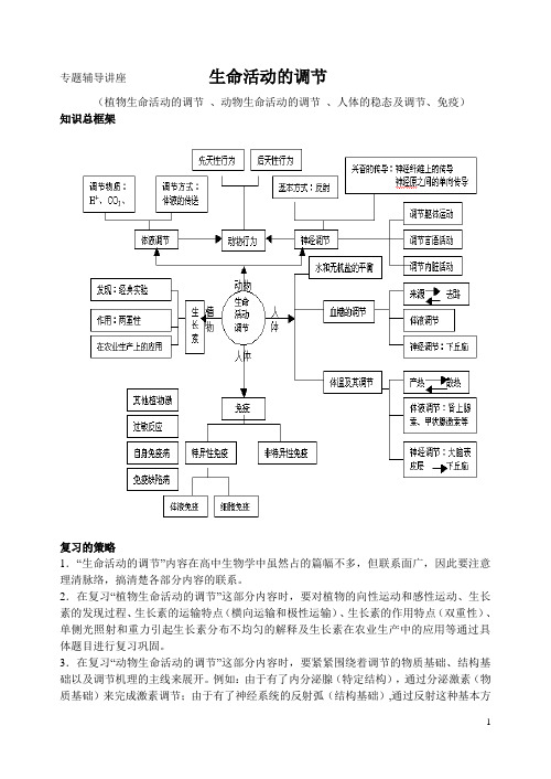 生命活动的调节