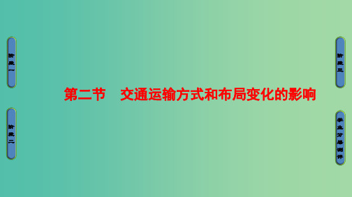 2018版高中地理 第五章 交通运输布局及其影响 第2节 交通运输方式和布局变化的影响课件 新人教版