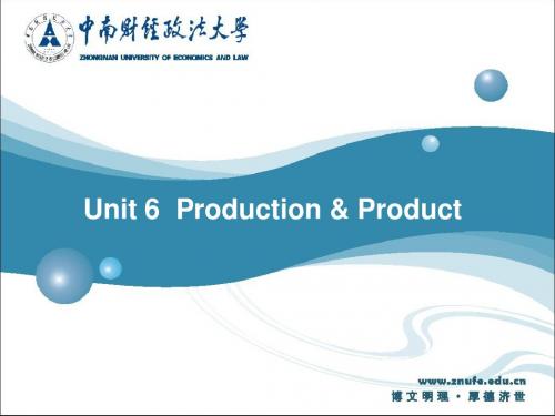 Product & Production