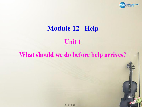 八年级英语上册 Module 12 Help Unit 1 What should we do be