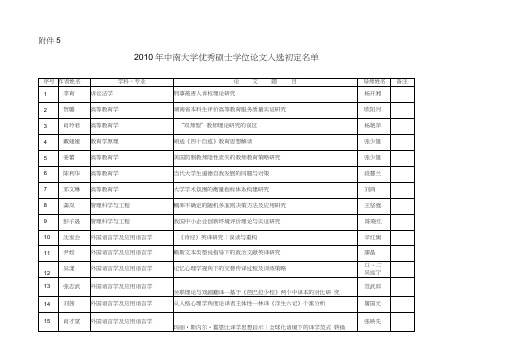 中南大学研究生教育管理信息系统