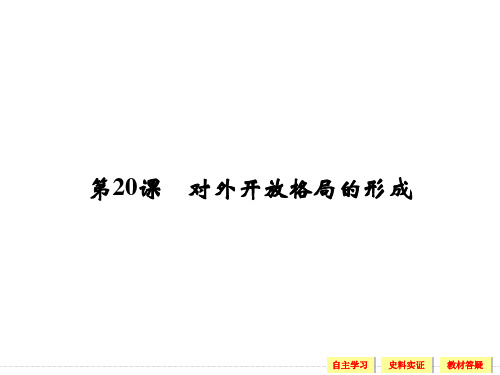 2017-2018学年高考历史(岳麓版)必修二复习课件4-20