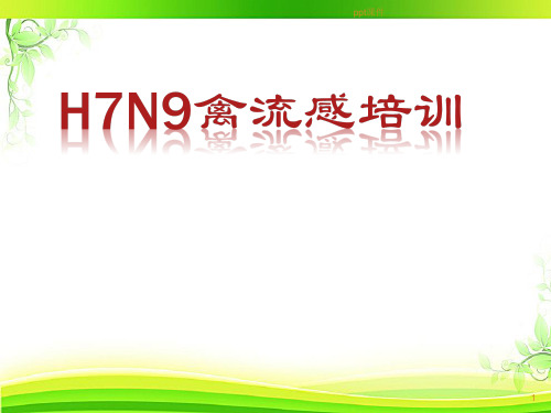 H7N9禽流感培训  ppt课件