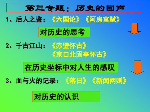 高中语文历史的回声.ppt