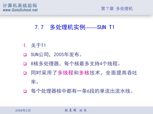 。8核多处理器,每个核最多支持4个