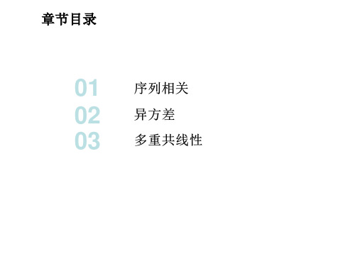 计量经济学第三章线性模型的问题和发展课件