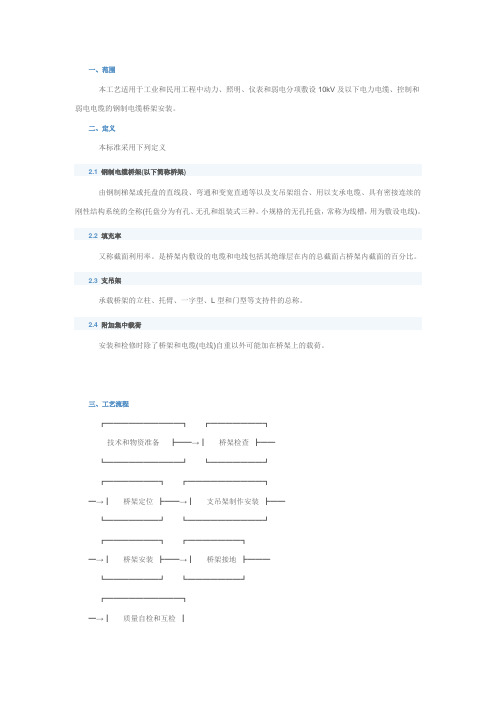 桥架安装规范-桥架安装规范要求