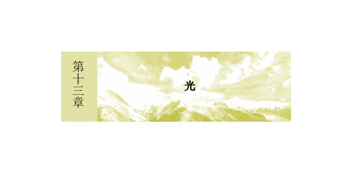 13-1 光的反射和折射(共51张)