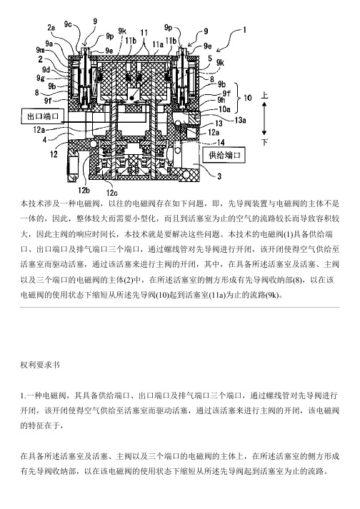 电磁阀的制作技术