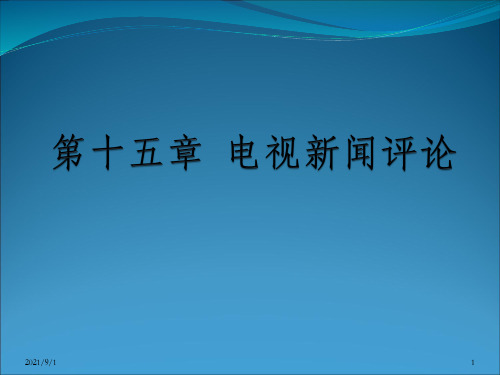 《电视新闻评论》PPT课件_OK