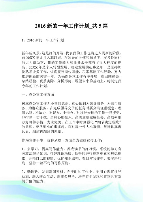 2016新的一年工作计划_共5篇.doc