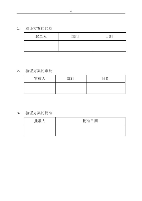 消毒剂消毒效果验证方案计划