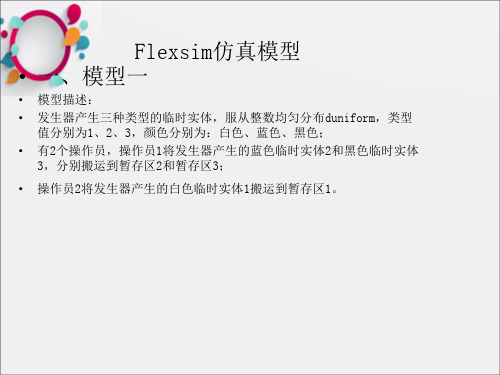 《Flexsim仿真模型》PPT课件