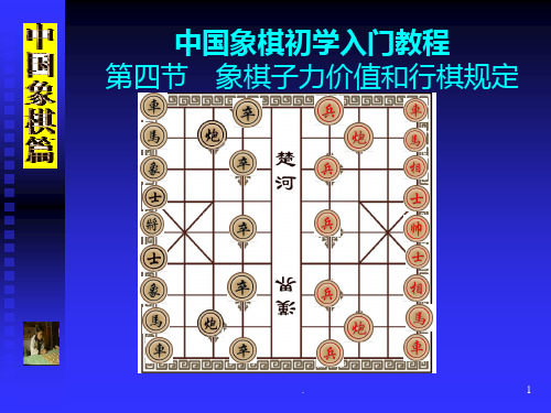 中国象棋入门精讲PPT课件