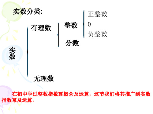 高中数学实数指数幂及其运算1理解n次方根的概念及性质课件人教版必修一