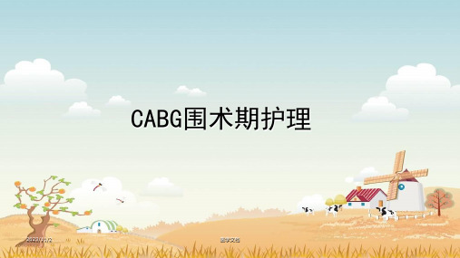 CABG围术期护理