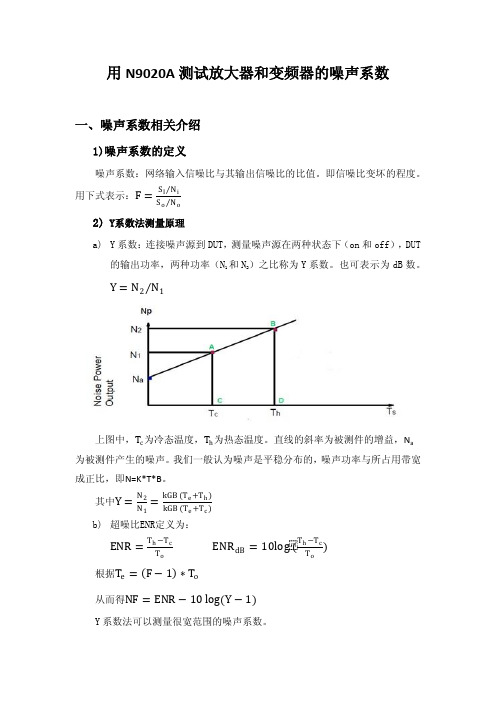 用N9020A测试放大器和变频器的噪声系数