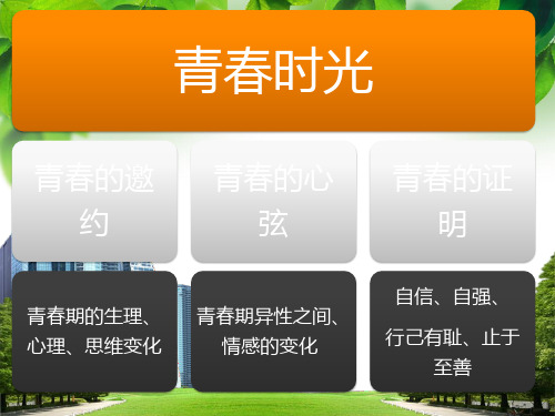 道德与法治七下思维导图