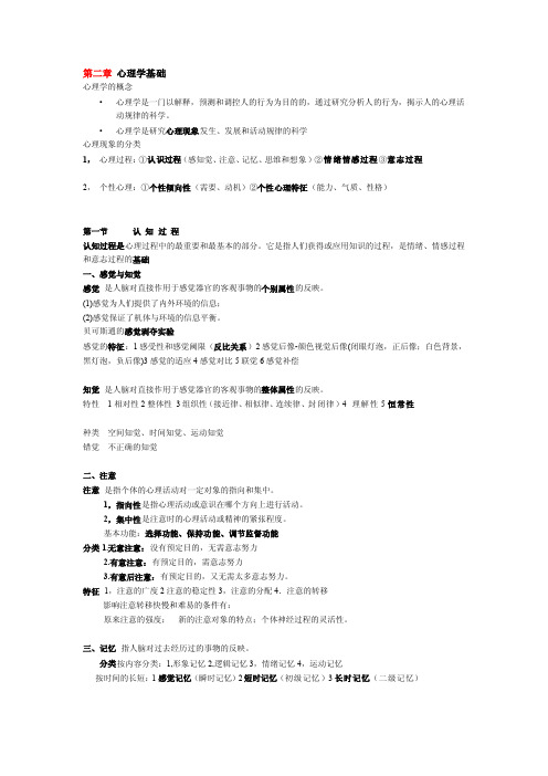 [整理版]医学心理学笔记