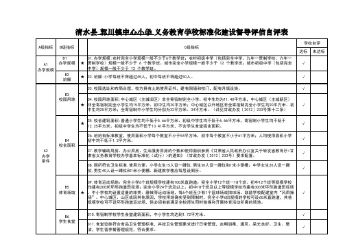 标准化建设(学校)-1、C1自评表