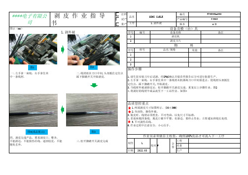 电线气剥机作业指导书