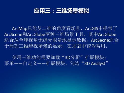 ArcGIS三维分析教程