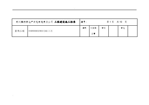 粉刷细拉毛(细拉毛)