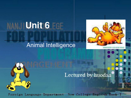 book 1-Unit 6 Animal Intelligence课件