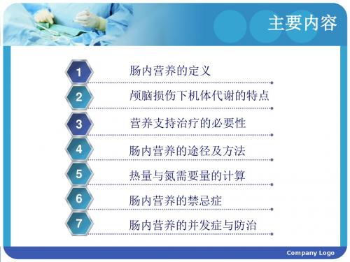 重型颅脑损伤病人的肠内营养治疗