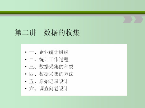 数据的收集、整理 统计学 教学PPT课件