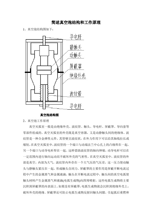 简述真空泡结构和工作原理