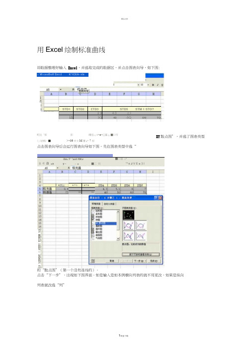 用Excel绘制标准曲线