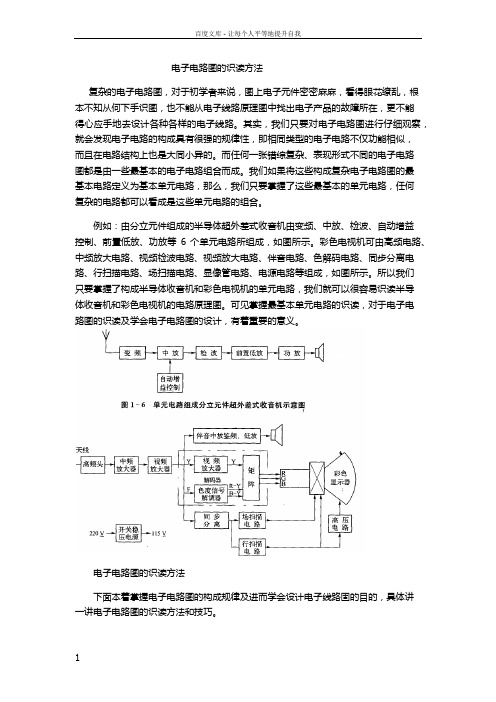 电子线路图地识读方法