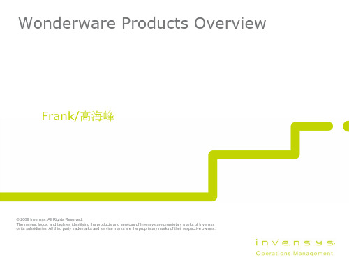 Wonderware产品介绍