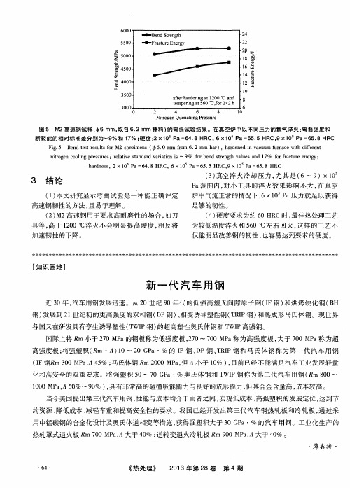 新一代汽车用钢