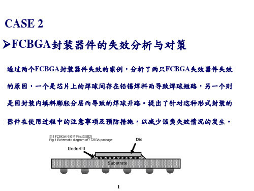 FCBGA封装 FA 案例分享