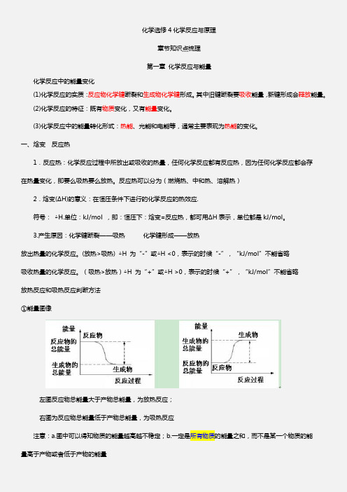 人教版高中化学选修4知识点总结