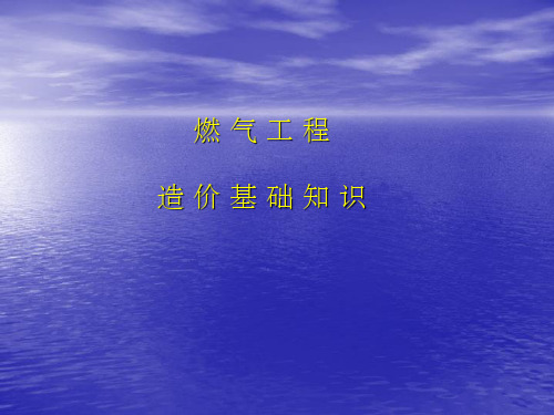 燃气工程讲义( 201X.3大连燃气培训班)ppt课件