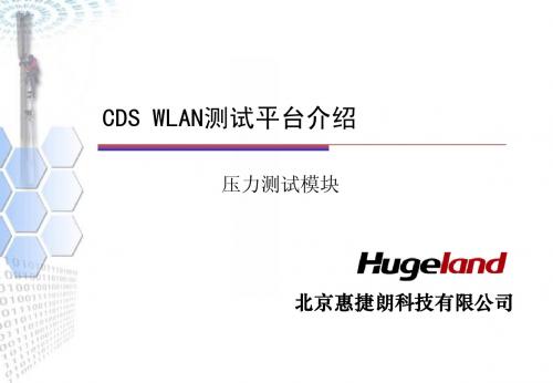 CDS WLAN压力测试模块