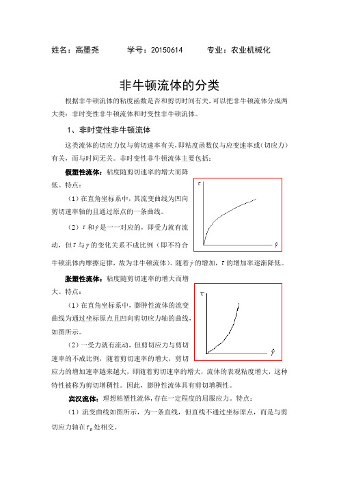 (完整版)非牛顿流体的分类