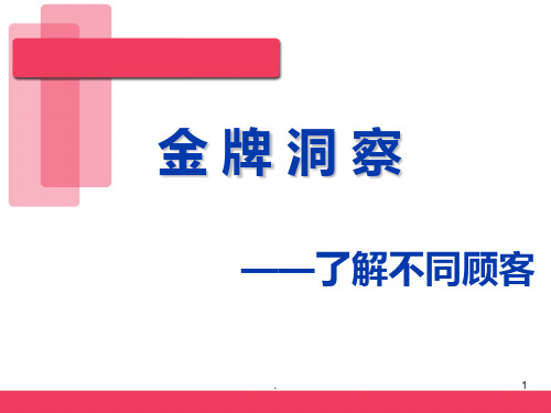 客户性格分析PPT课件