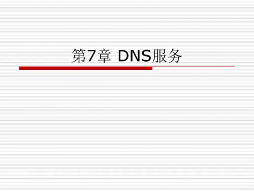 第七章  DNS服务