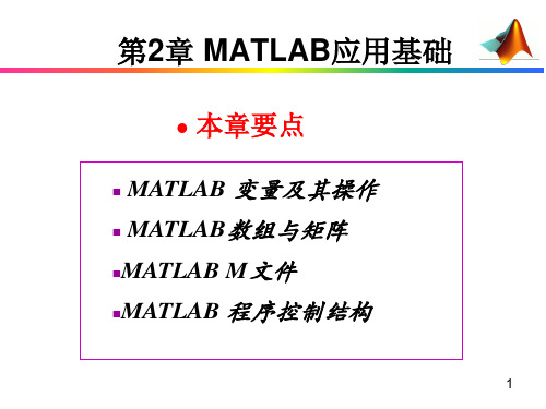 第2章 MATLAB应用基础-1